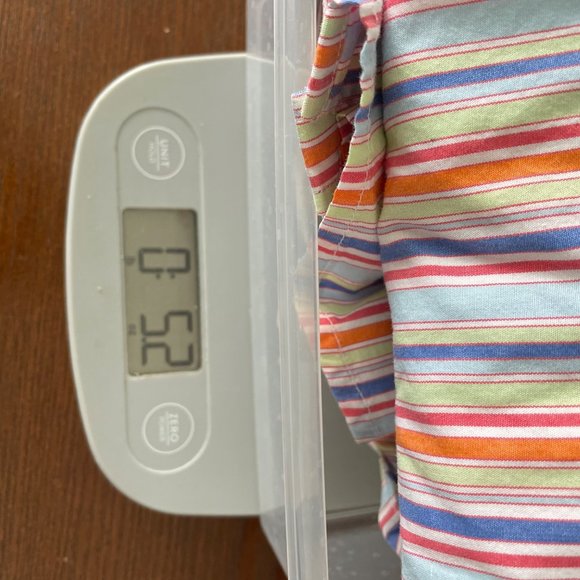 Women's CHAPS Colorful Striped Button Up Shirt size Small - Picture 7 of 8